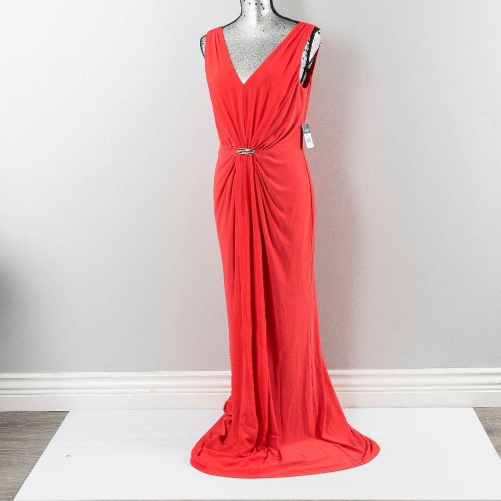 NWT Lauren Ralph Lauren Vawlisa Brooch dress - 8